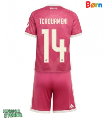 Real Madrid Aurelien Tchouameni #14 Replika Babytøj Tredje sæt Børn 2026-27 Kortærmet (+ Korte bukser)
